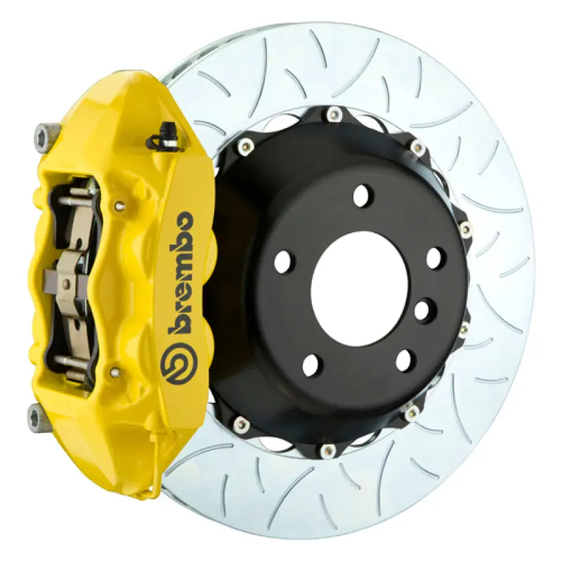 Brembo Gt Rear Big Brake Kit – Slotted Two-Piece Rotors (345X28Mm), 4-Piston Calipers For 2004–2010 Bmw 5-Series (Non-Xdrive/Non-M5) 1