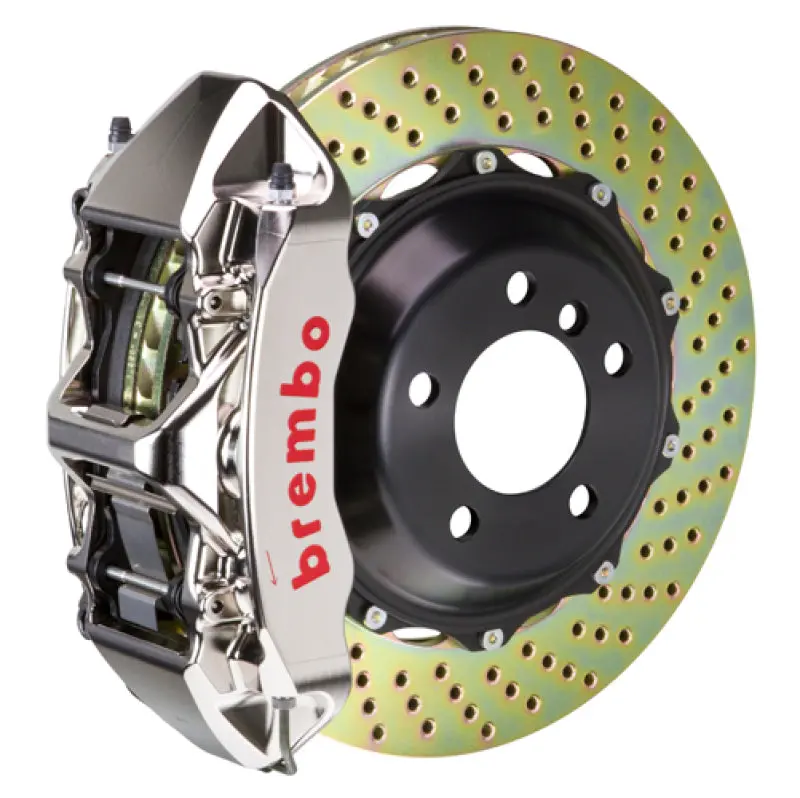 Brembo Gtr Big Brake Kit Front Rotors For Lexus Ls460/Ls460L/Ls600H L (2007–2017) — 380X32Mm, Drilled, Two-Piece, Nickel Plated 1
