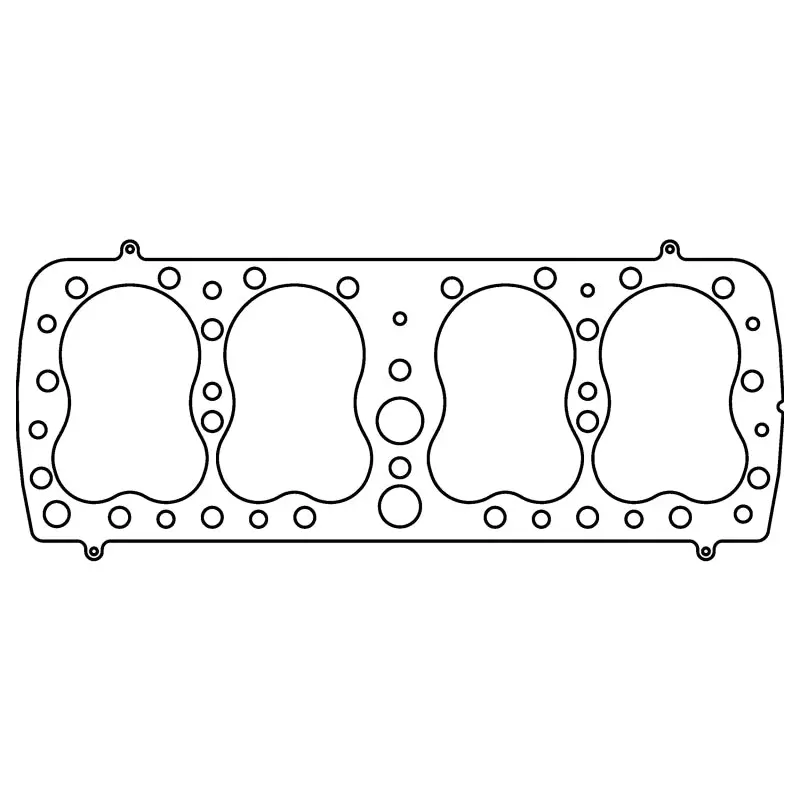 Cometic Mls Cylinder Head Gasket For Ford 239 Flathead V8 – 0.120-Inch Thickness, 3.375-Inch Bore, 24-Stud, 59A Design 1