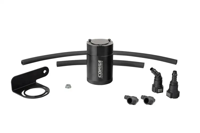 Corsa Aluminum Oil Catch Can With Mounting Bracket – Compatible With 2019–2022 Silverado/Sierra & 2021–2022 Tahoe/Suburban/Yukon/Denali 1