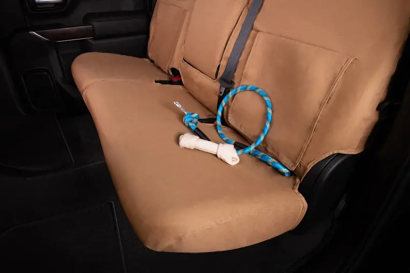 Covercraft 22-24 Ford Maverick Polycotton Seatsaver Custom Second Row Seat Covers - Tan 2