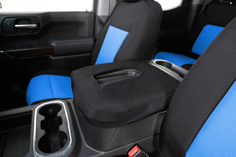 Covercraft Endura Precisionfit Custom Seat Covers – Second Row For 2016–2024 Chevrolet Malibu (Blue/Black) 1
