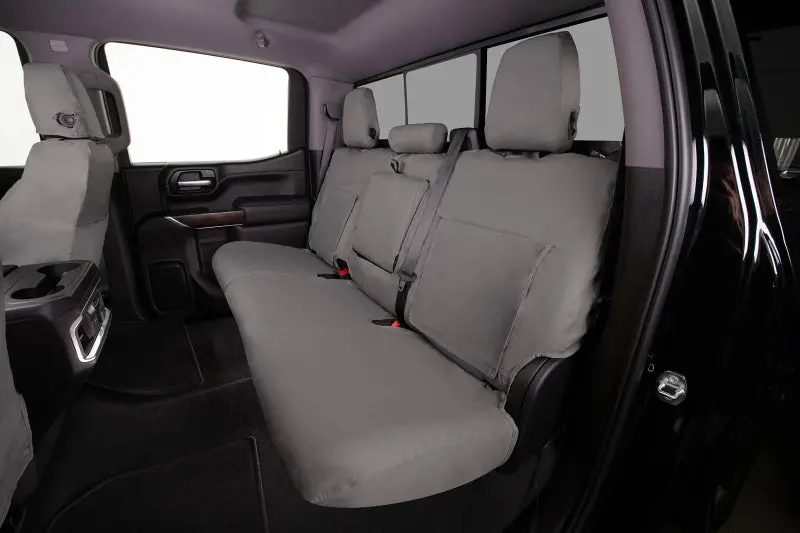 Covercraft Seatsaver Custom Seat Covers – 2019–2023 Ford Ranger (Front Row, Polycotton, Misty Grey) 1
