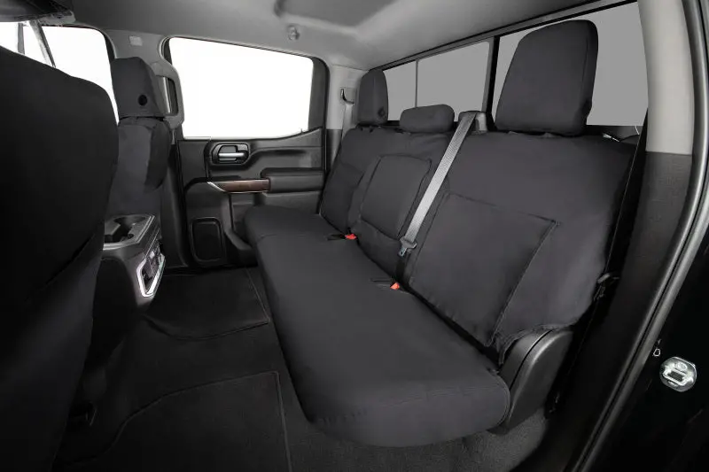 Covercraft Seatsaver Polycotton Seat Covers – Custom Second Row Fit For 2011–2023 Dodge Durango (Charcoal) 2