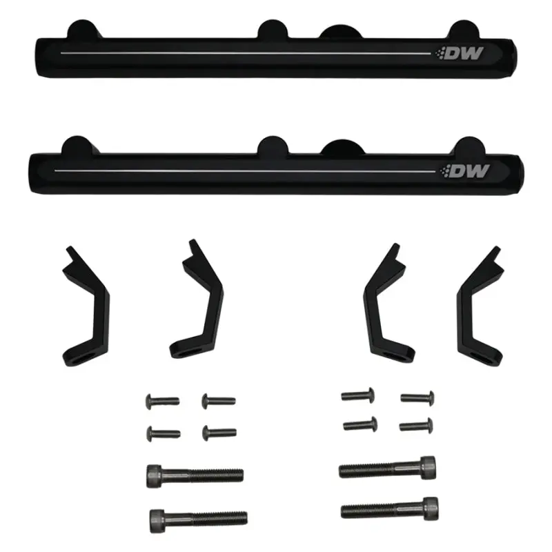 Deatschwerks Top-Fed Fuel Rail Conversion Kit For Nissan Vq-Series Engines 1