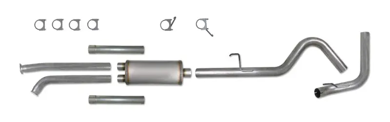 Diamond Eye 3.5-Inch Single Exhaust Kit For 2007–2010 Toyota Tundra 5.7L V8 1