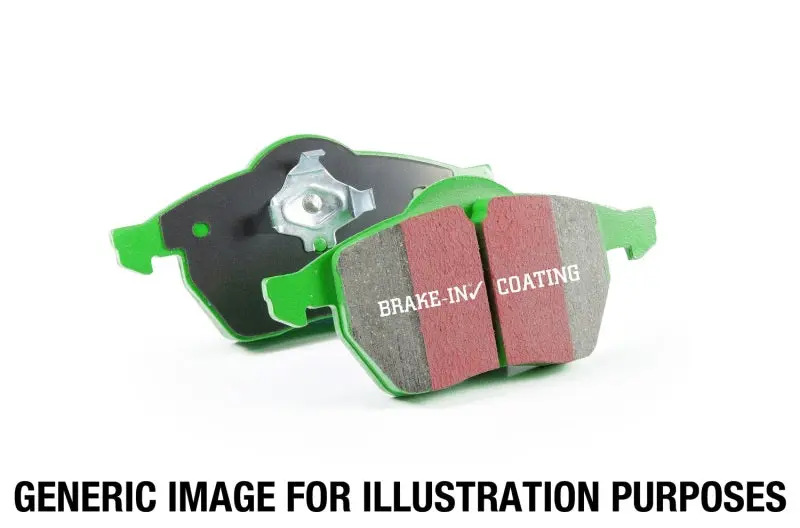 Ebc Greenstuff Ceramic Front Brake Pads For 2010–2014 Ford Mustang 3.7L V6 1