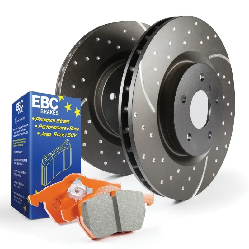 Ebc Orangestuff S8 Brake Pad And Gd Rotor Kit – Performance Street Upgrade 1