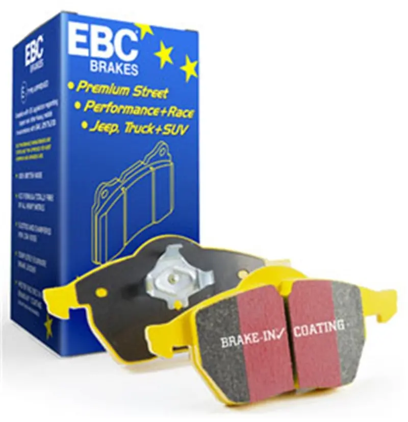 Ebc Yellowstuff High-Performance Front Brake Pads For 2013–2014 Ford Mustang Shelby Gt500 (5.8L Supercharged) 1