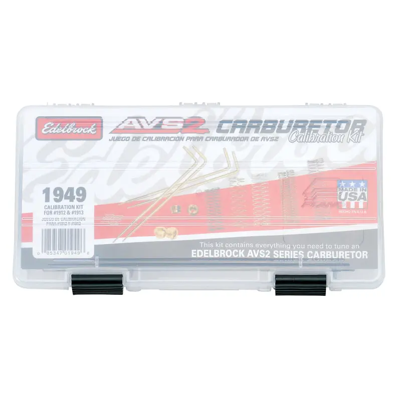 Edelbrock Carburetor Calibration Kit Compatible With Models 1912 And 1913 1