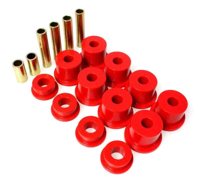 Energy Suspension Front Spring Bushing Kit – 4Wd Front Axle (Red) 1