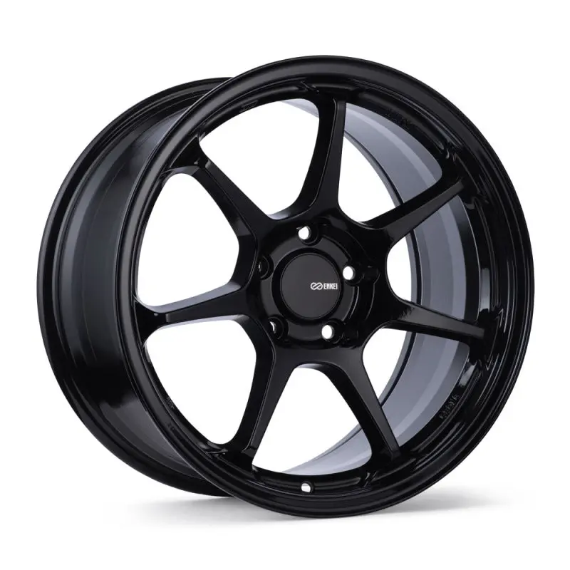 Enkei Ts-7 Gloss Black Alloy Wheel – 18×8.5 Inches, 5×100 Pcd, 45Mm Offset, 72.6Mm Hub Bore 1
