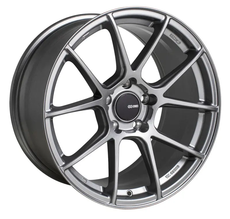 Enkei Ts-V Forged Alloy Wheel – 18X8", 5X114.3, 45Mm Offset, 72.6Mm Bore, Storm Grey 1