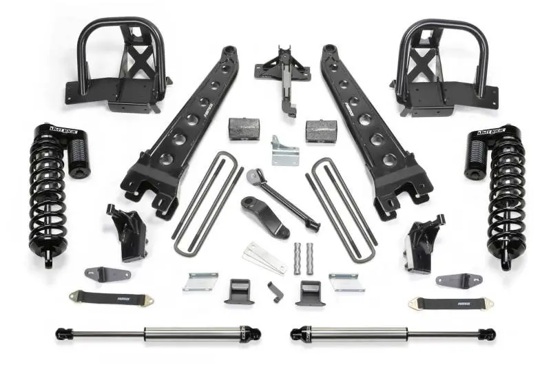 Fabtech 6-Inch Radius Arm Lift System With Dual-Stage Dls Shocks For 2011–2013 Ford F450/F550 4Wd (10-Lug) 1