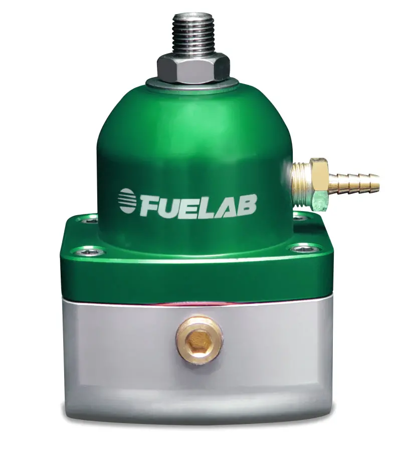 Fuelab Green Adjustable Efi Fuel Pressure Regulator (90–125 Psi) – Dual -10An In, Single -6An Return 1