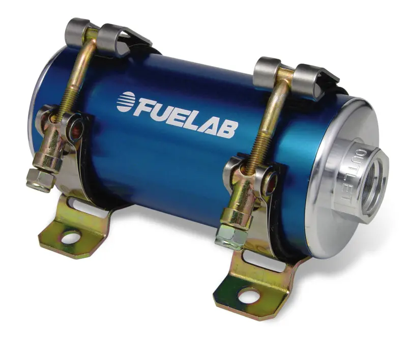 Fuelab Prodigy High-Flow In-Line Efi Fuel Pump – 1000 Hp Capacity, Blue Anodized Housing 1