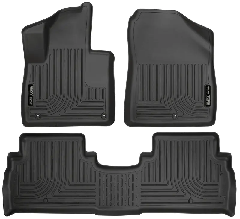 Husky Liners 2016 Kia Sorento Weatherbeater Combo Black Floor Liners 1