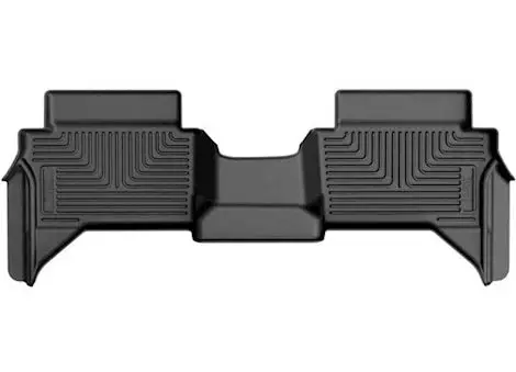 Husky Liners Weatherbeater Floor Mats – 2024 Toyota Tacoma Double Cab (2Nd Row, Black) 1