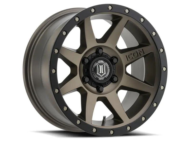 Icon Rebound Bronze Alloy Wheel – 17X8.5", 6X135 Bolt Pattern, 6Mm Offset, 5" Backspace, 87.1Mm Center Bore 1