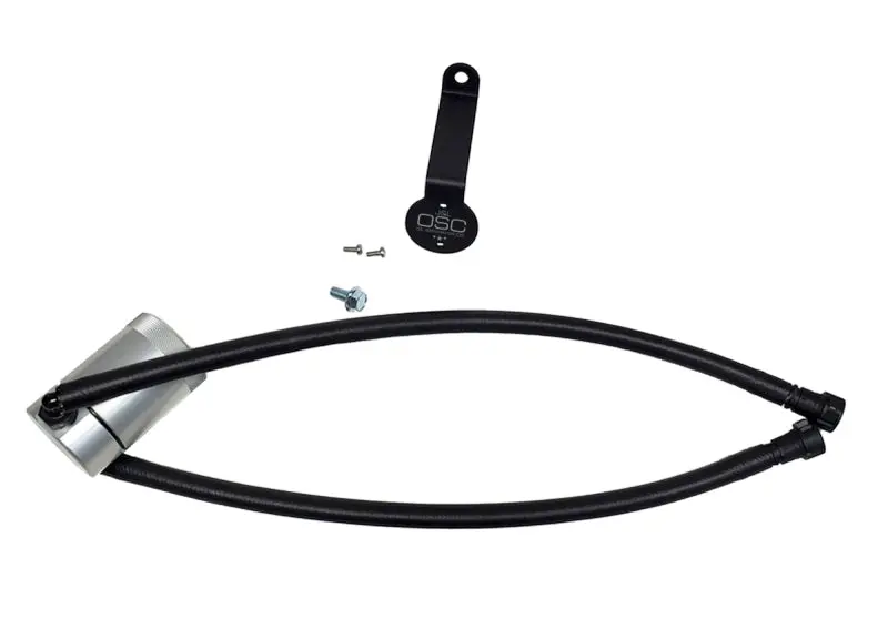 J&L Clear Anodized Oil Separator For 2020–2023 Chevy Silverado & Gmc Sierra 2500/3500 (6.6L, Driver Side) 1