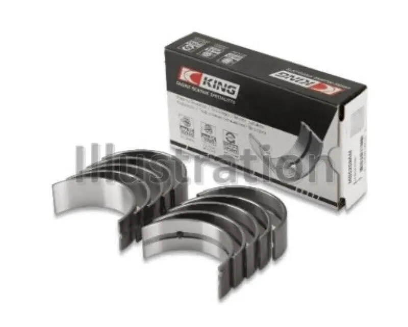 King Engine Bearings Main Bearing Set For Toyota 3E Engine – Oversize +0.50Mm 1