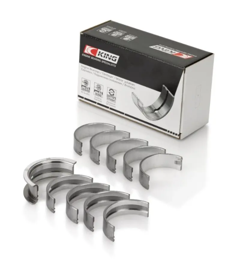 King Main Bearing Set For Ford 4.6L V8 (302Ci), Oversized +0.75Mm, Windsor Block Compatible 2