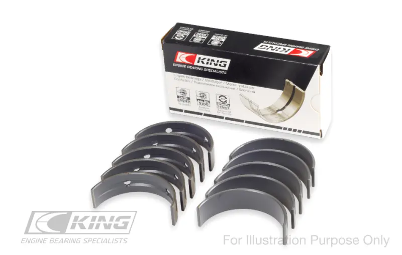 King Performance Coated Standard-Size Main Bearing Set For Ford 302 Cid Coyote Engines 1