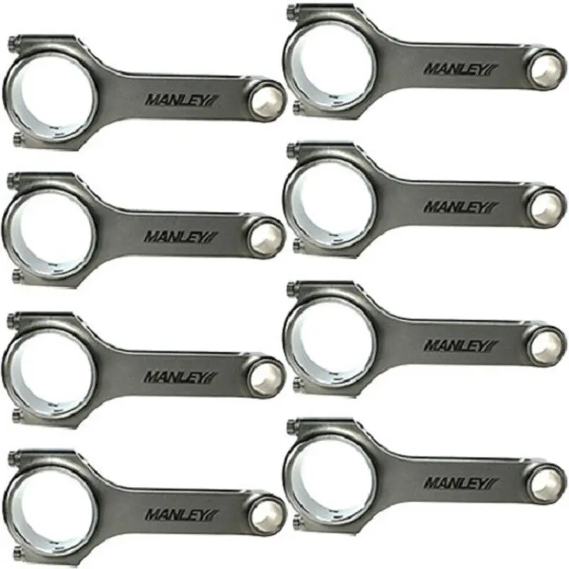 Manley Forged Connecting Rods For Ford 4.6L/5.0L Modular V8 – 22Mm, W/ Arp 625+ Cap Screws (Set Of 8) 1