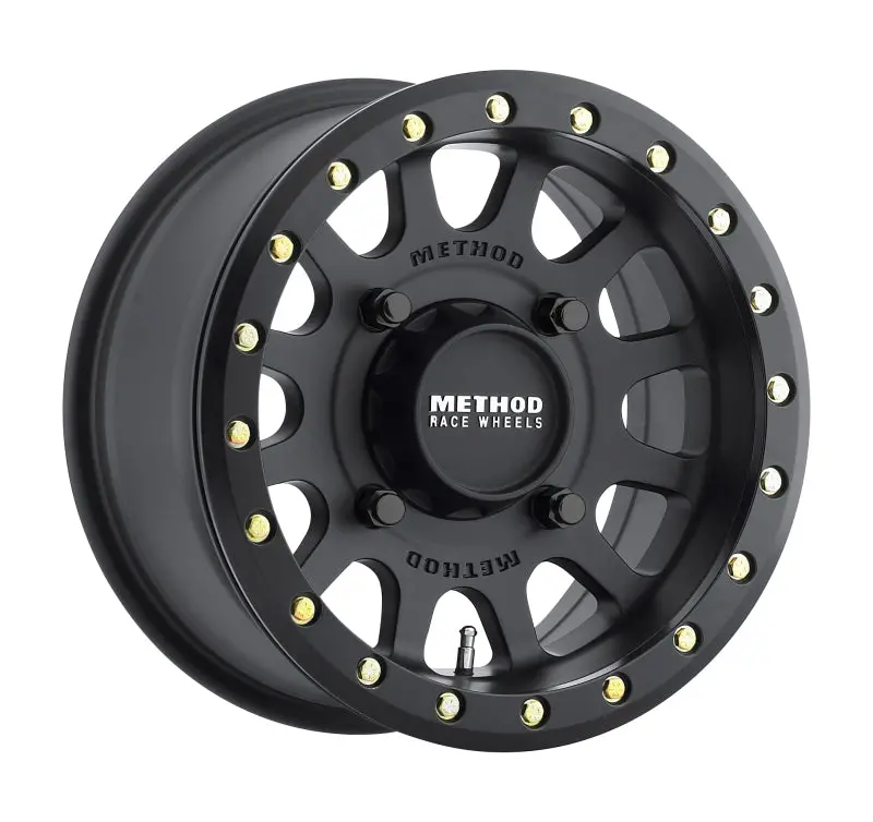 Method Mr401 Utv Beadlock Wheel — 14X7", 4+3 Offset, 4X156 Bolt Pattern, 132Mm Center Bore, Matte Black Finish 1