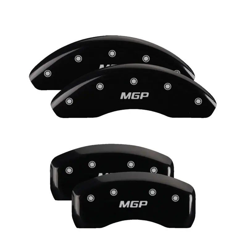 Mgp Engraved 4-Piston Caliper Covers – Front & Rear, Black Finish With Silver 'H' Logo For Honda Vehicles 1