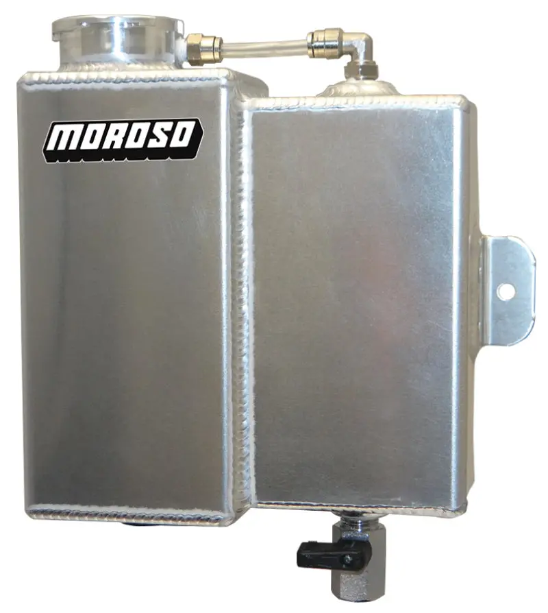 Moroso Billet Aluminum Coolant Expansion And Recovery Tank — 1.25-Quart Capacity, Integrated Filler Neck 1