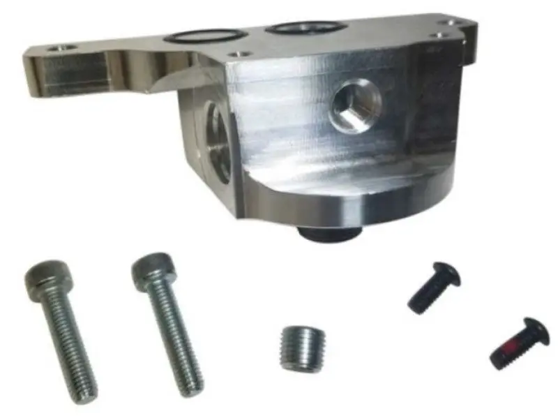 Moroso Ls Engine Oil Filter Adapter – External Spin-On With Rail Output 1