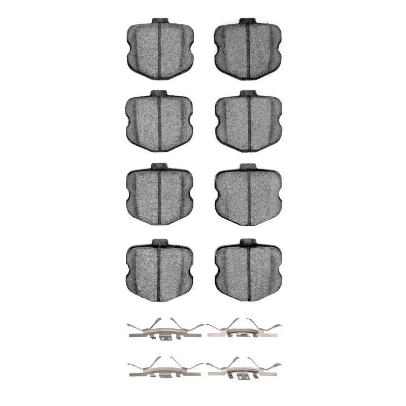 R1 Optimum Oe-Style Rear Brake Pad & Hardware Kit For 2006–2013 Chevrolet Corvette 1