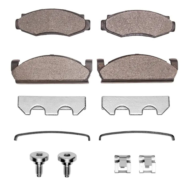 R1 Semi-Metallic Front Brake Pad And Hardware Kit For 1974–1983 Amc Eagle 1