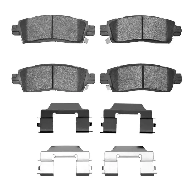 R1 Semi-Metallic Rear Brake Pad & Hardware Kit For 2002–2019 Buick Enclave 1