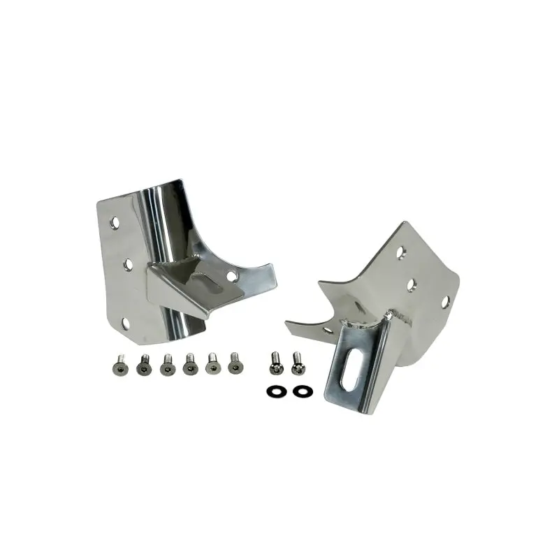Rugged Ridge 97-06 Jeep Wrangler Stainless Steel Windshield Light Brackets 1
