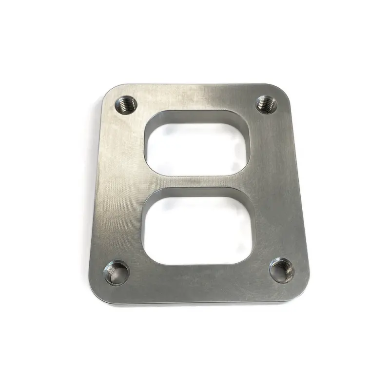 Stainless Bros Ss304 Divided Turbo Inlet Flange – T4 Mount, 1/2-Inch (12.7Mm) Opening, M10×1.5 Threaded 1