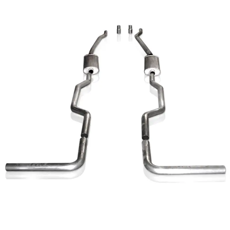 Stainless Works Turbo Muffler Exhaust System For 1967–1987 Chevy/Gmc Trucks – 2.5" Diameter 1