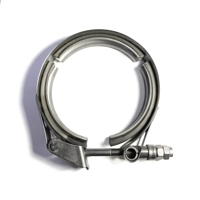 Ticon Industries 5-Inch Stainless Steel Quick-Release V-Band Clamp 1
