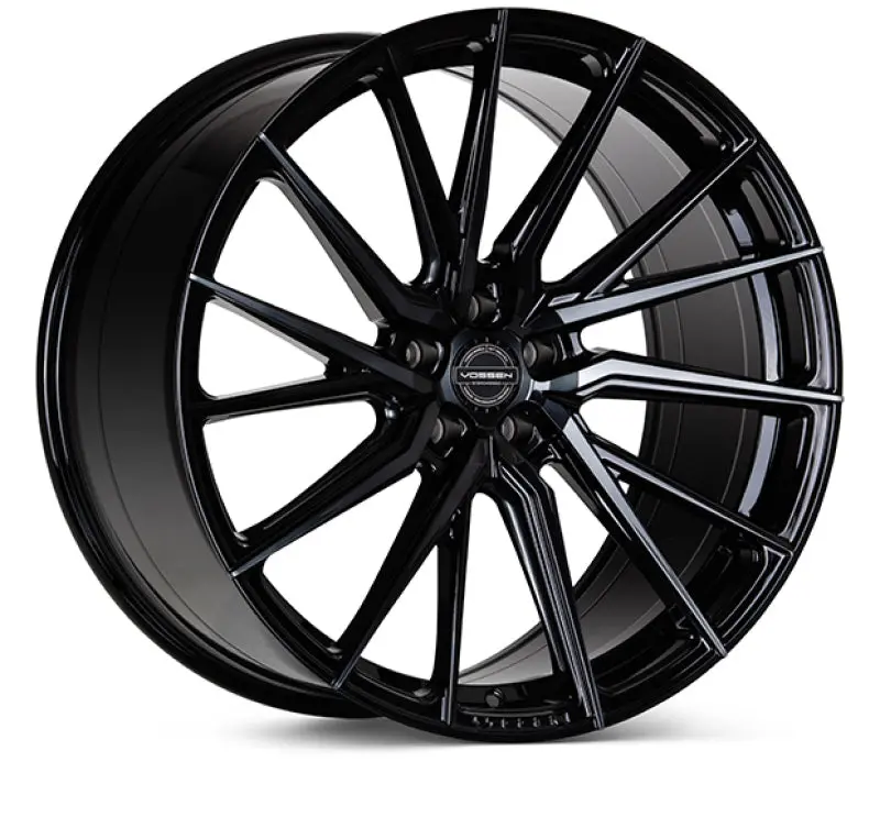 Vossen Hf-4T 22X10.5 Inch Gloss Black Wheel – 5X112 Bolt Pattern, Et42 Offset, Deep Face, Double-Tinted Finish, 66.5Mm Center Bore 1