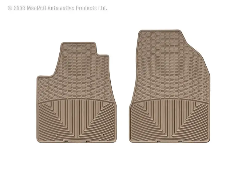 Weathertech Tan Front Rubber Floor Mats For 2003–2010 Nissan Murano 1