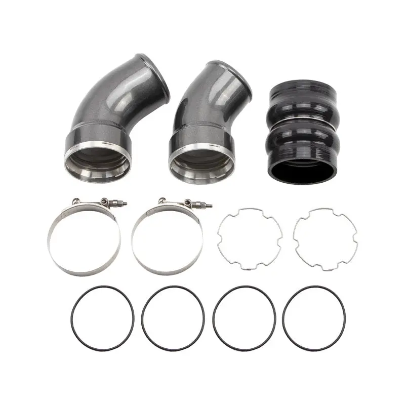 Wehrli Gloss-White Intercooler Pipe For 2006–2010 Chevrolet Lbz/Lmm Duramax (Passenger Side, 3.5") 1