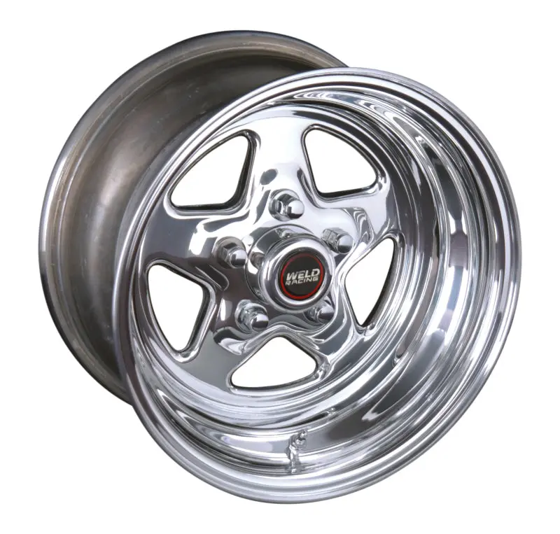 Weld Prostar Polished Aluminum Wheel – 15X15", 5X4.5", 5.5" Backspace, Non-Beadlock 1