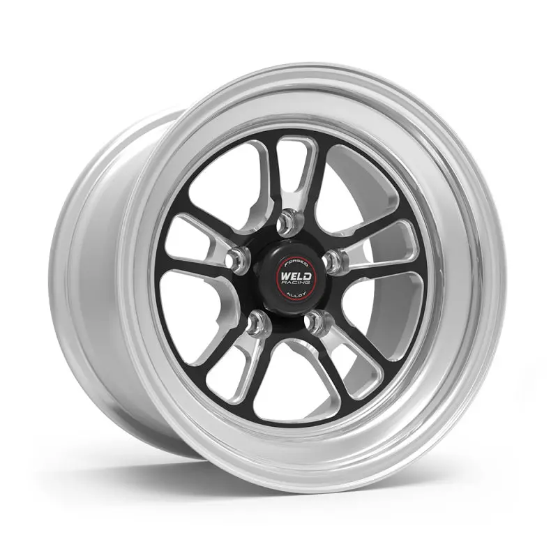 Weld S70 Forged Aluminum Wheel – 15X9.33", 5X120Mm Bolt Pattern, 6.5" Backspace, Black (Non-Beadlock) 1