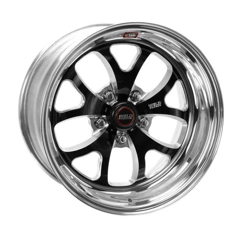 Weld S76 Black Alloy Wheel – 17X5 Inch, 5X4.5 Bolt Pattern, 3.3-Inch Backspace, Non-Beadlock 1