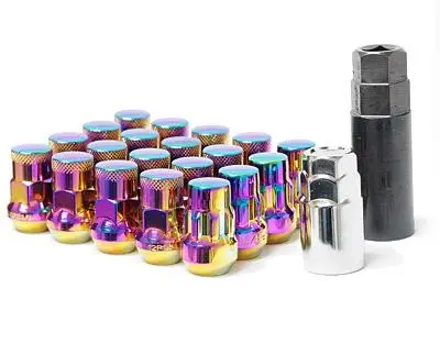 Wheel Mate Muteki Sr35 Blue Lug Nut Set With Locks – 12X1.25Mm, 35Mm Length, Close-End Design 1