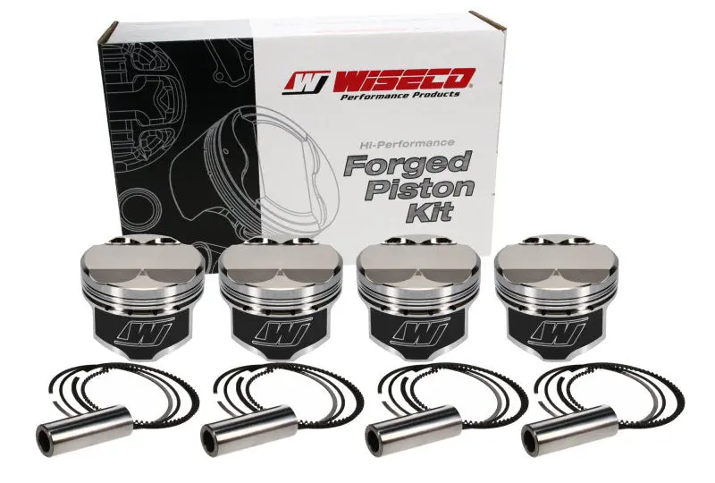 Wiseco Dished Piston Kit For Ford/Mazda Duratec 2.0L (12.4:1 Compression Ratio) 1